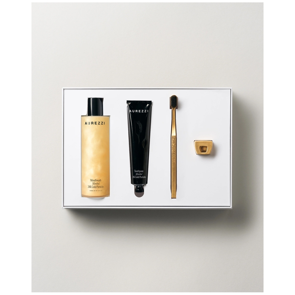 AUREZZI Oral care 24K Gold/Black Gift Set AUREZZI 24K Gold/Black Gift Set. Oral care