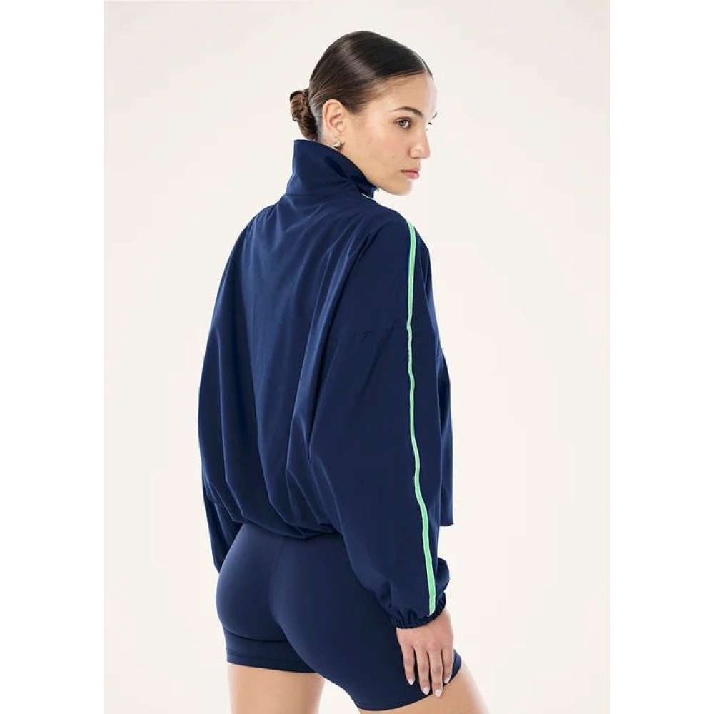 P.E Nation Džemperiai "Accelerate Quarter Zip" mėlynos spalvos džemperis P.E Nation "Accelerate Quarter Zip" mėlynos spalvos džemperis. Džemperiai