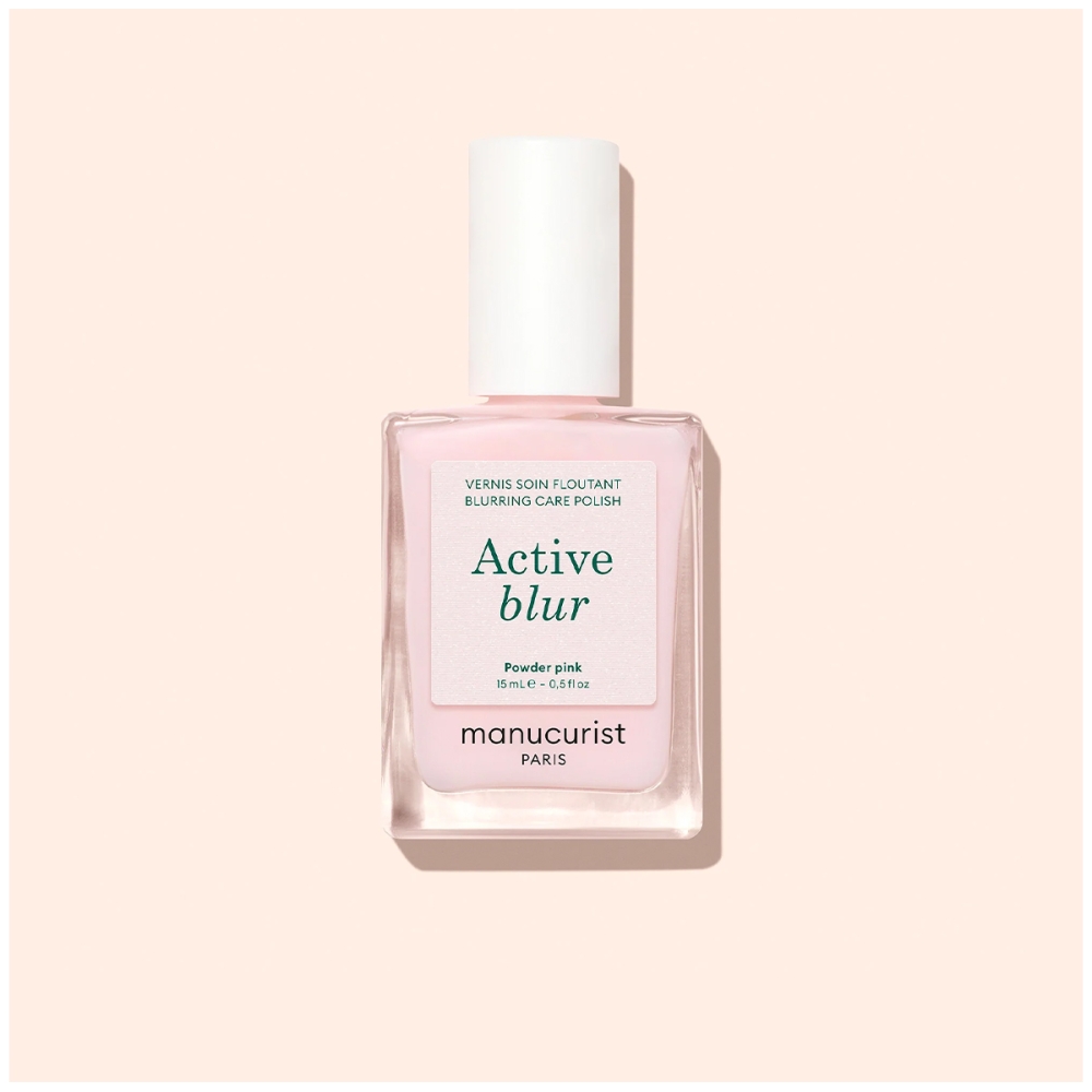 Manucurist “Active™ Blur” nagus puoselėjanti priemonė su švelniu atspalviu. Nagų priežiūros priemonės