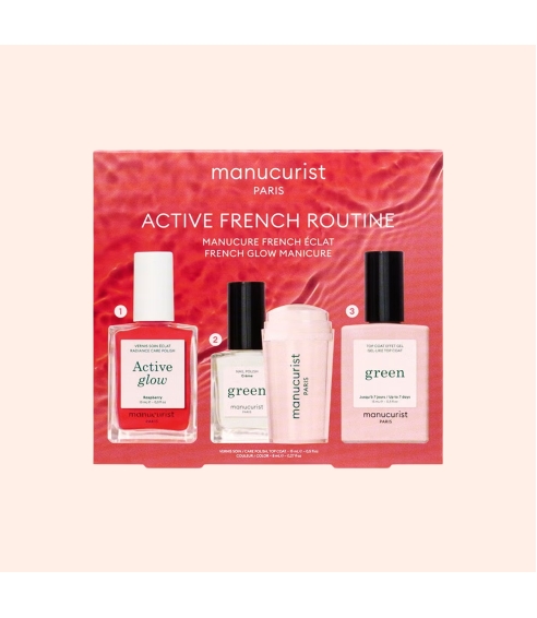 Active French Routine Manicure Kit. Nail Polishes