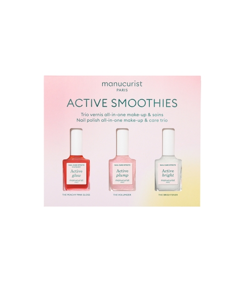“Active Smoothies Trio Set” kelioninis rinkinys. Nagų priežiūros priemonės