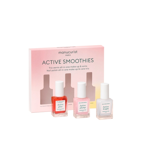 “Active Smoothies Trio Set” kelioninis rinkinys. Nagų priežiūros priemonės