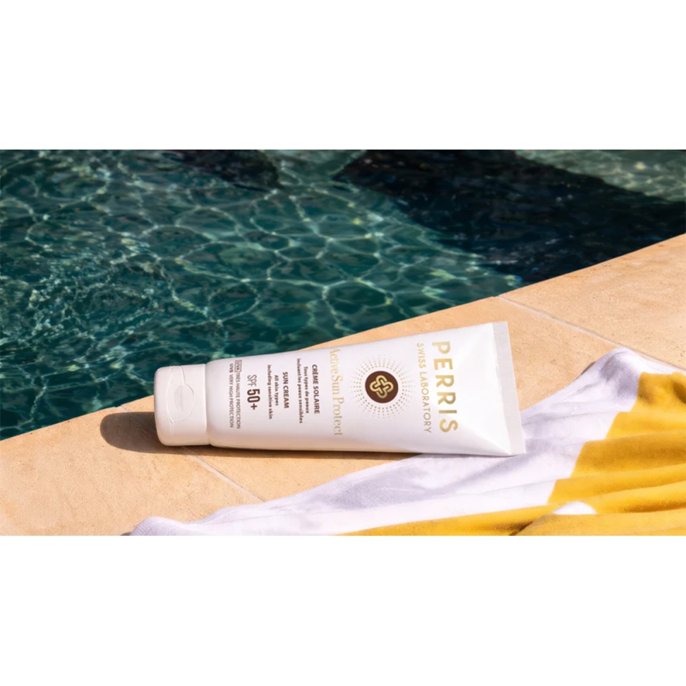 Perris Swiss Laboratory Veido kremai nuo saulės “Active Sun Protect SPF50+” apsauga nuo saulės veidui Perris Swiss Laboratory “Active Sun Protect SPF50+” apsauga nuo saulės veidui. Veido kremai nuo saulės