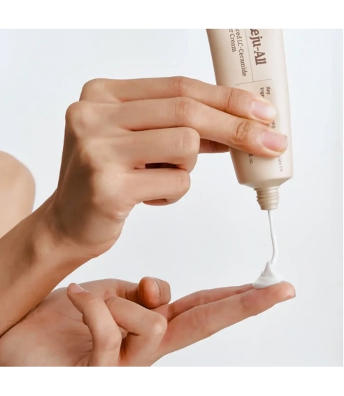 "Advanced LC-Ceramide Barrier Cream" barjerą atstatantis veido kremas. Korėjietiški veido kremai