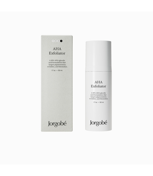 AHA Exfoliator. Products with acids