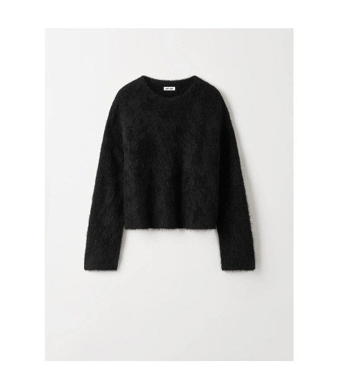 Alpaca Crewneck - black. Sweaters