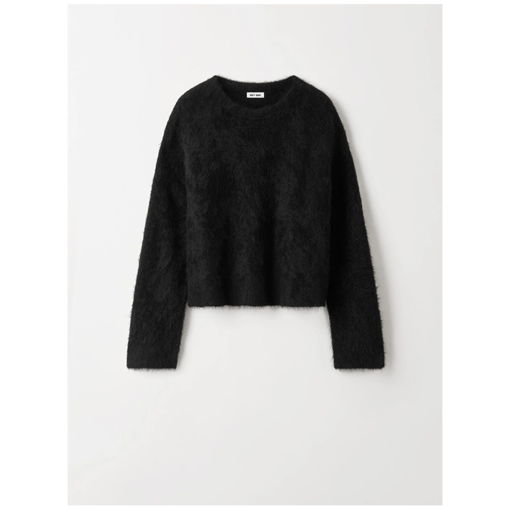 "Alpaca Crewneck" megztinis - tamsiai mėlynas. Megztiniai