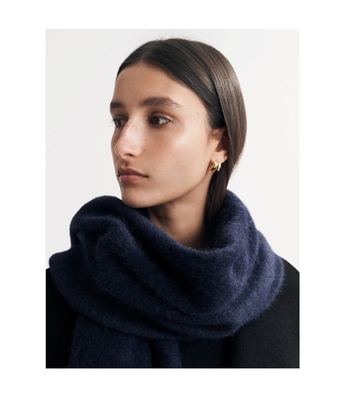 Alpaca Scarf - Navy. Scarves