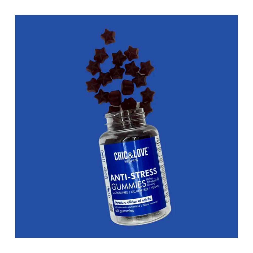 Chic & Love wellness "Anti-Stress" funkciniai guminukai. Nervų sistemai ir miegui