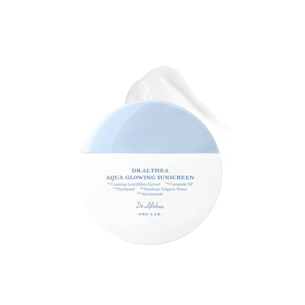 Dr. Althea Korean Sun Protection Aqua Glowing Sunscreen Dr. Althea Aqua Glowing Sunscreen. Korean Sun Protection