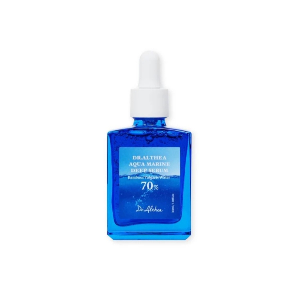 Dr. Althea "Aqua Marine Deep Serum" veido serumas. Korėjietiški serumai ir ampulės