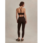 "Assure High-Rise Legging 25" tamsiai rudos spalvos tamprės . Tamprės