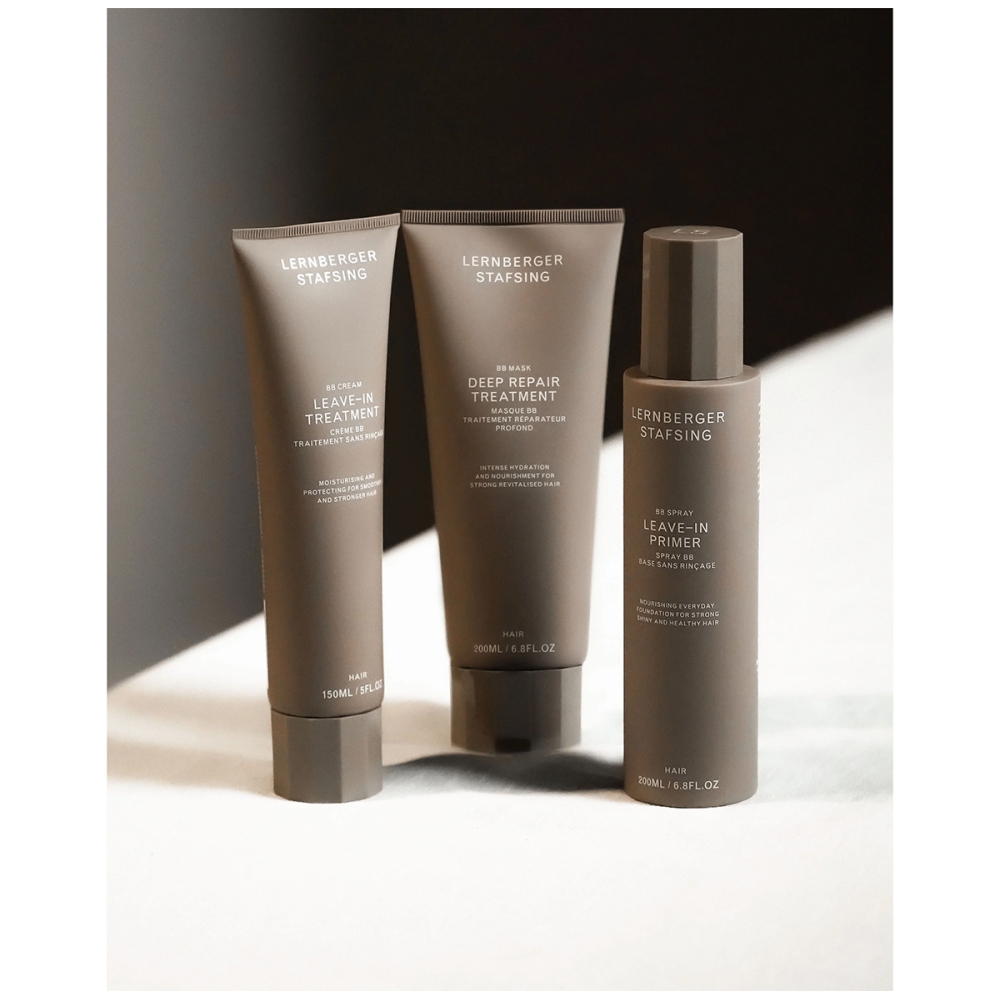 Lernberger Stafsing “BB Mask - Deep Repair Treatment” intensyviai atkurianti plaukų kaukė. Plaukų kaukės