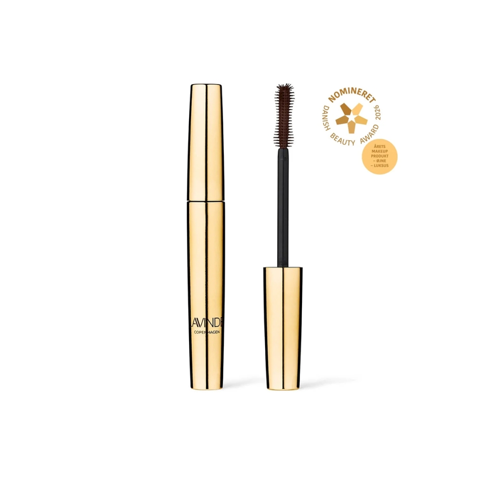 Lavinde Copenhagen BEYOND Volume Curl Mascara rudos spalvos blakstienų tušas. Akims ir antakiams