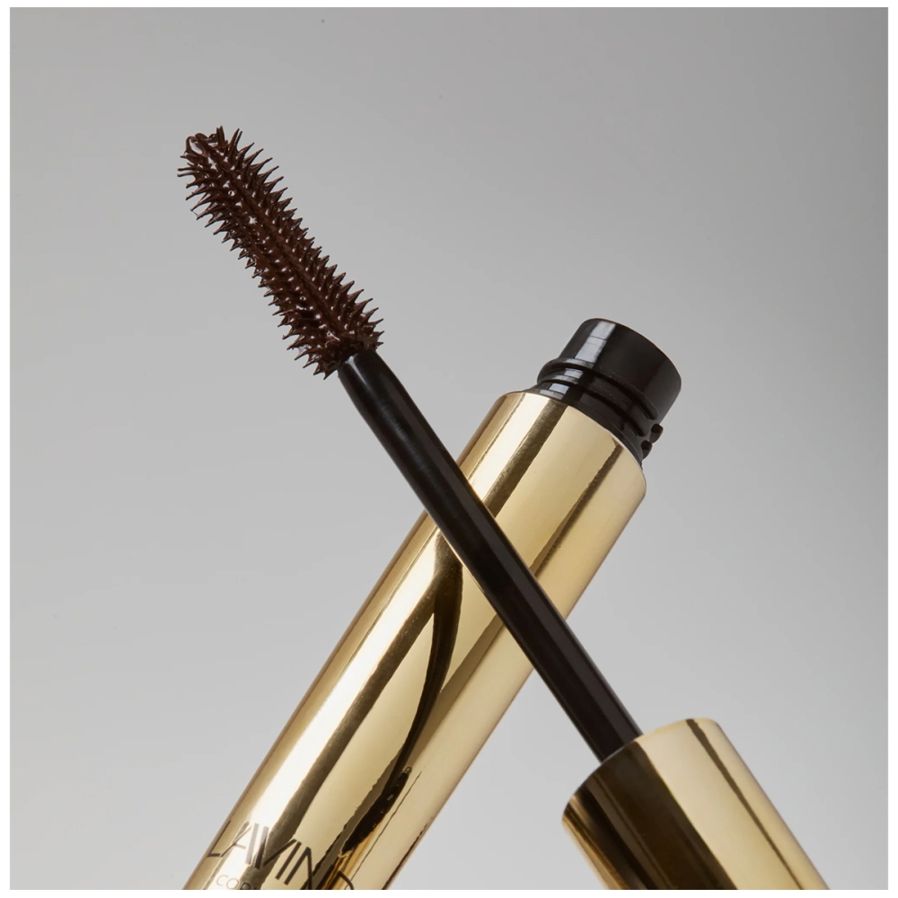Lavinde Copenhagen BEYOND Volume Curl Mascara rudos spalvos blakstienų tušas. Akims ir antakiams