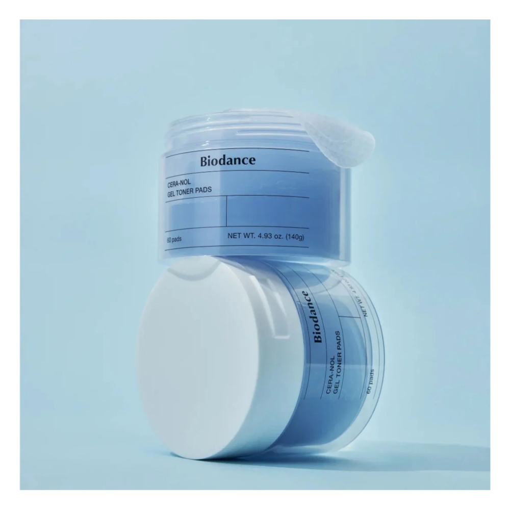 BIODANCE Veido tonikai ir miglos BIODANCE "Cera-nol Gel Toner Pads" geliniai toniko padeliai BIODANCE BIODANCE "Cera-nol Gel Toner Pads" geliniai toniko padeliai. Veido tonikai ir miglos