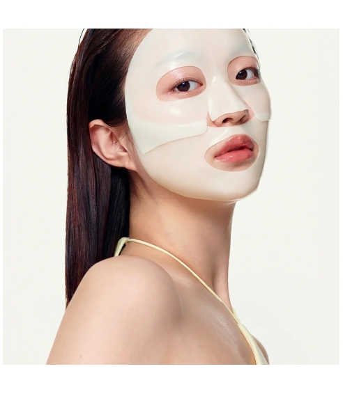 BIODANCE "Radiant Vita Niacinamide Real Deep Mask" veido kaukė su niacinamidu. Lakštinės ir hidrogelio kaukės