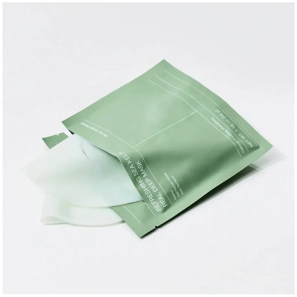 BIODANCE BIODANCE "Refreshing Sea Kelp Real Deep Mask" veido kaukė su jūros dumbliais. Lakštinės ir hidrogelio kaukės
