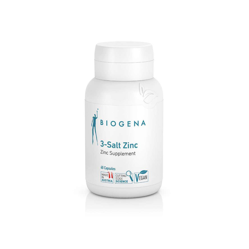Biogena 3-Salt Zinc 9 mg. Vitaminai ir mineralai