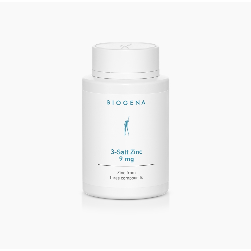 Biogena Cinkas Biogena 3-Salt Zinc 9 mg Biogena Biogena 3-Salt Zinc 9 mg . Cinkas
