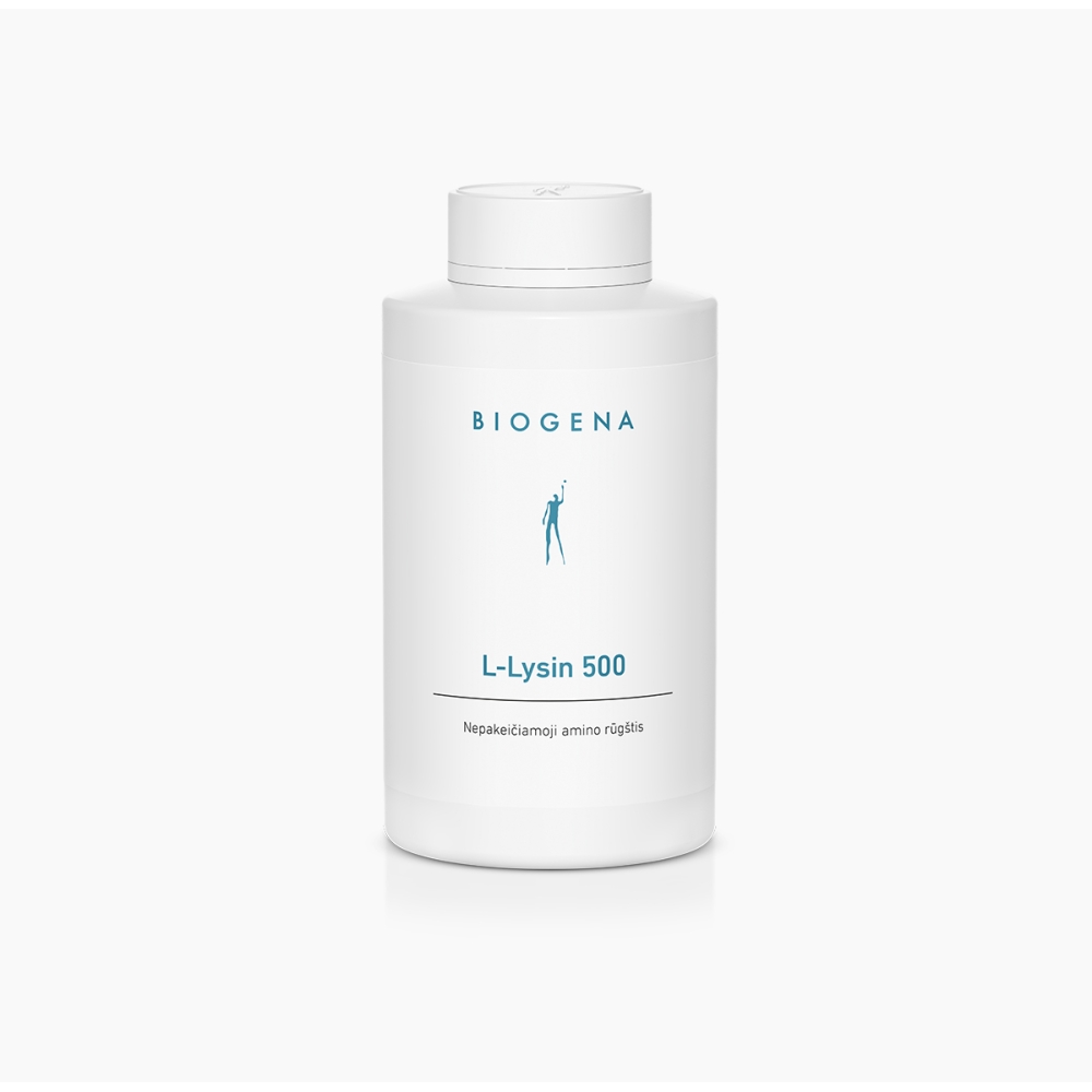 Biogena Biogena L-Lysin 500. Imuniteto stiprinimui
