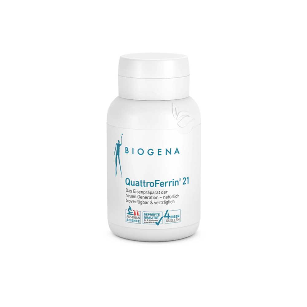 Biogena QuattroFerrin® 21. Vitaminai ir mineralai