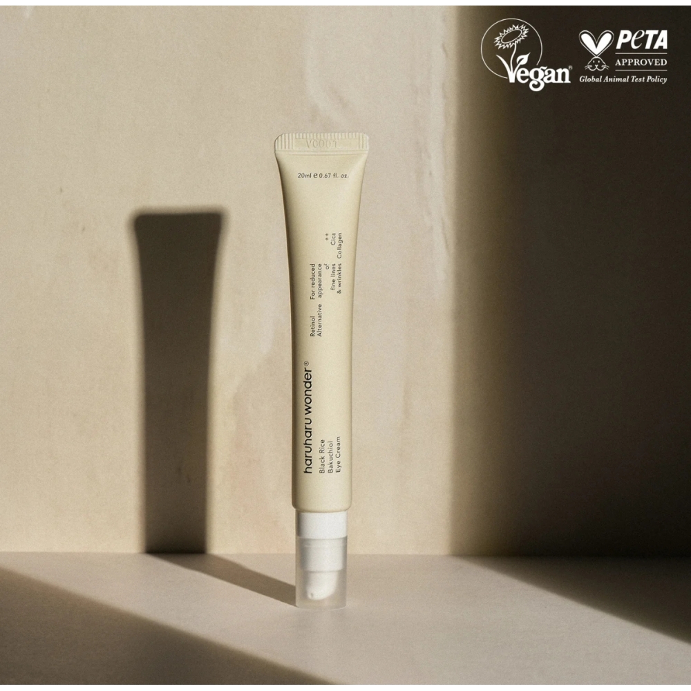 Haruharu Wonder Black Rice Bakuchiol Eye Cream. Korean Eye Care