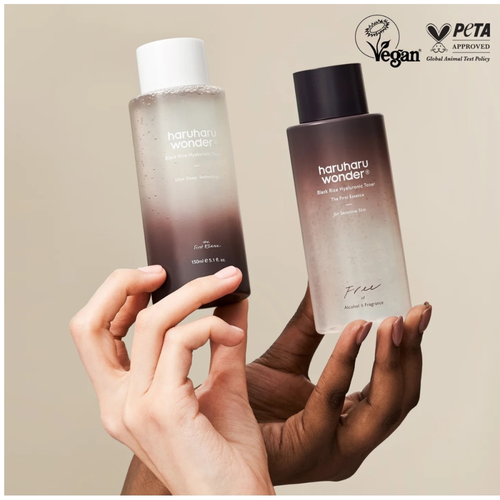 Haruharu Wonder Korėjietiški tonikai ir dulksnos "Black Rice Hyaluronic Toner For Sensitive Skin" veido tonikas (be alkoholio ir kvapiklių) Haruharu Wonder "Black Rice Hyaluronic Toner For Sensitive Skin" veido tonikas (be alkoholio ir kvapiklių). Korėjietiški tonikai ir dulksnos