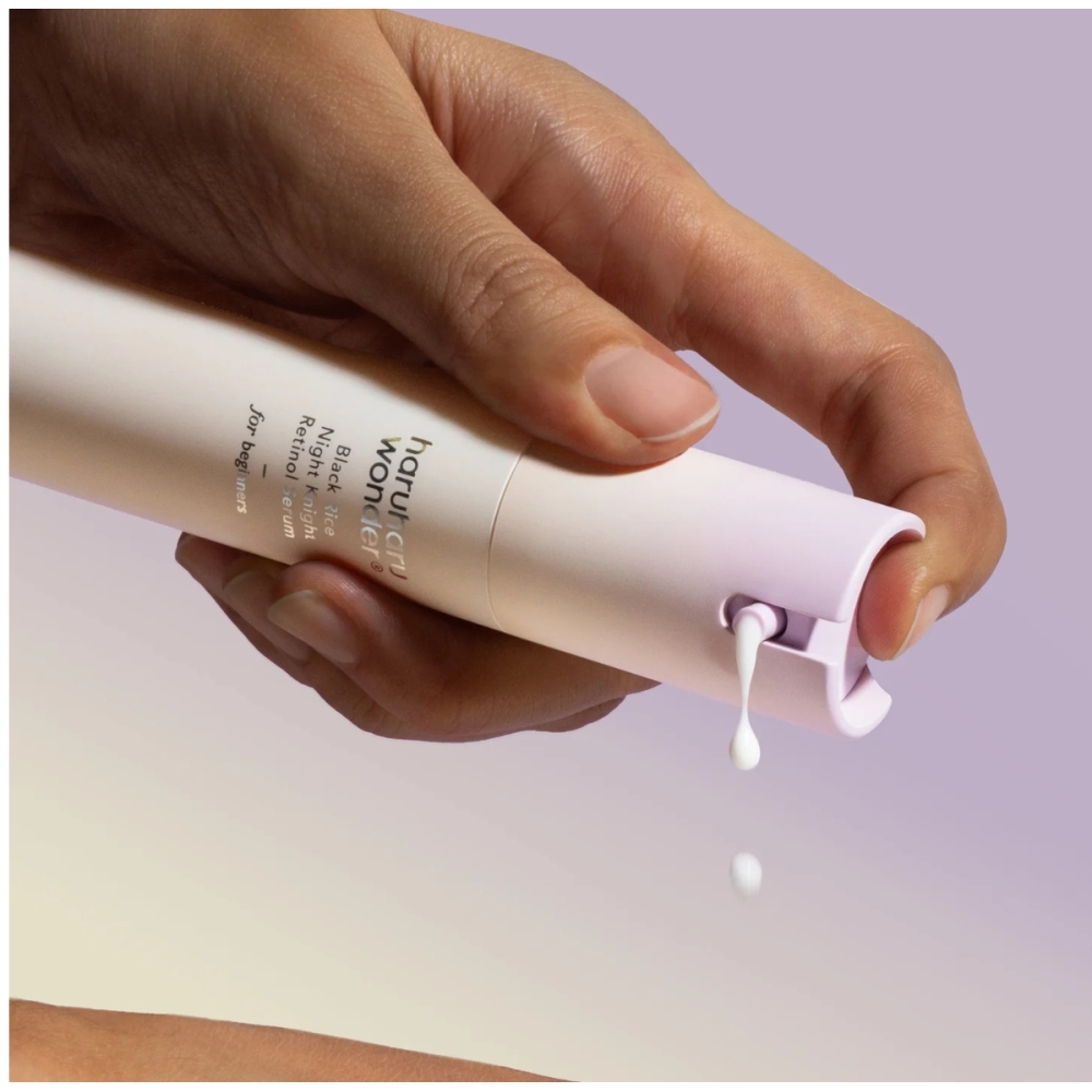 Haruharu Wonder Black Rice Night Knight Retinol Serum. Korean Serums and Ampoules