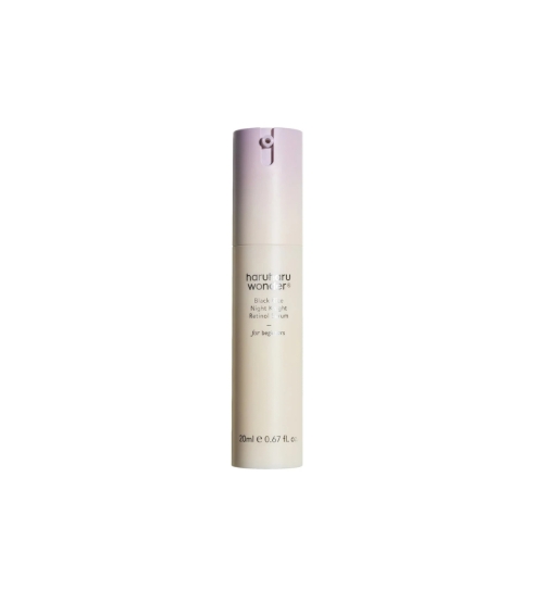 "Black Rice Night Knight Retinol Serum" veido serumas su retinoliu. Korėjietiški serumai ir ampulės