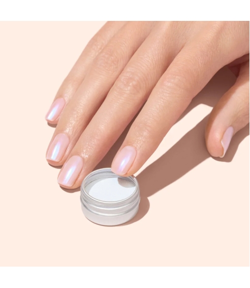 “Blue Glazed Powder” švytėjimo nagams suteikianti pudra. Nagų priežiūros priemonės