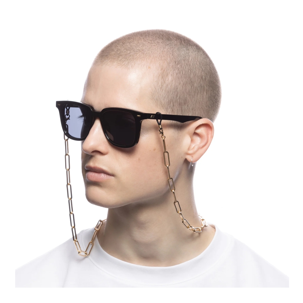 Le Specs Sunglasses Bold Link Neck Chain Gold Le Specs Bold Link Neck Chain Gold. Sunglasses