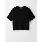 "Boucle" black sweater. Skirts