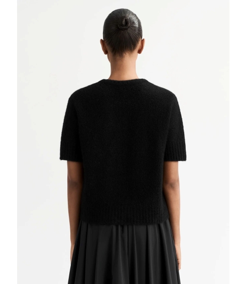 "Boucle" black sweater. Skirts