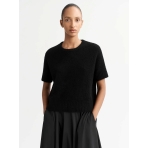 "Boucle" black sweater. Skirts