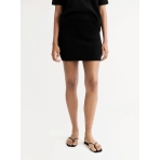 "Boucle" mini skirt - black. Skirts
