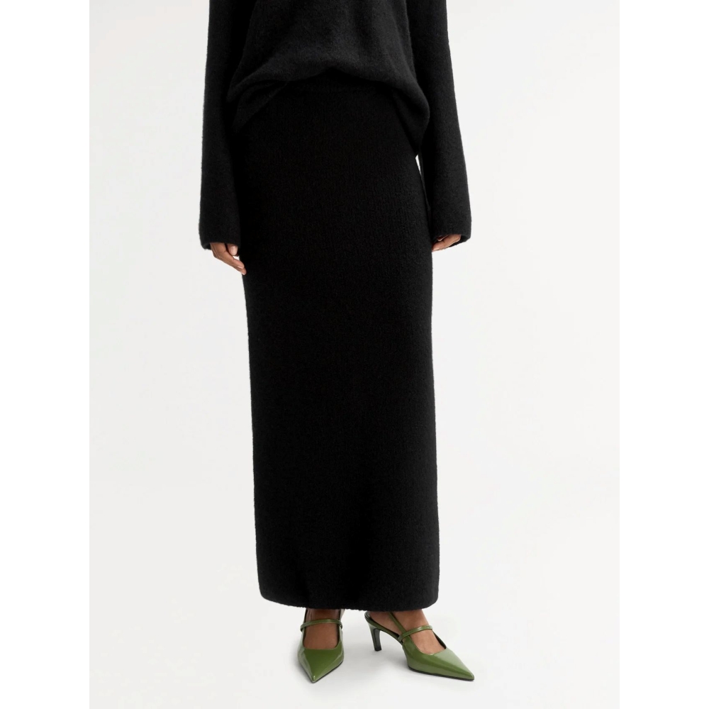 Soft Goat "Boucle Skirt" juodos spalvos sijonas. Sijonai