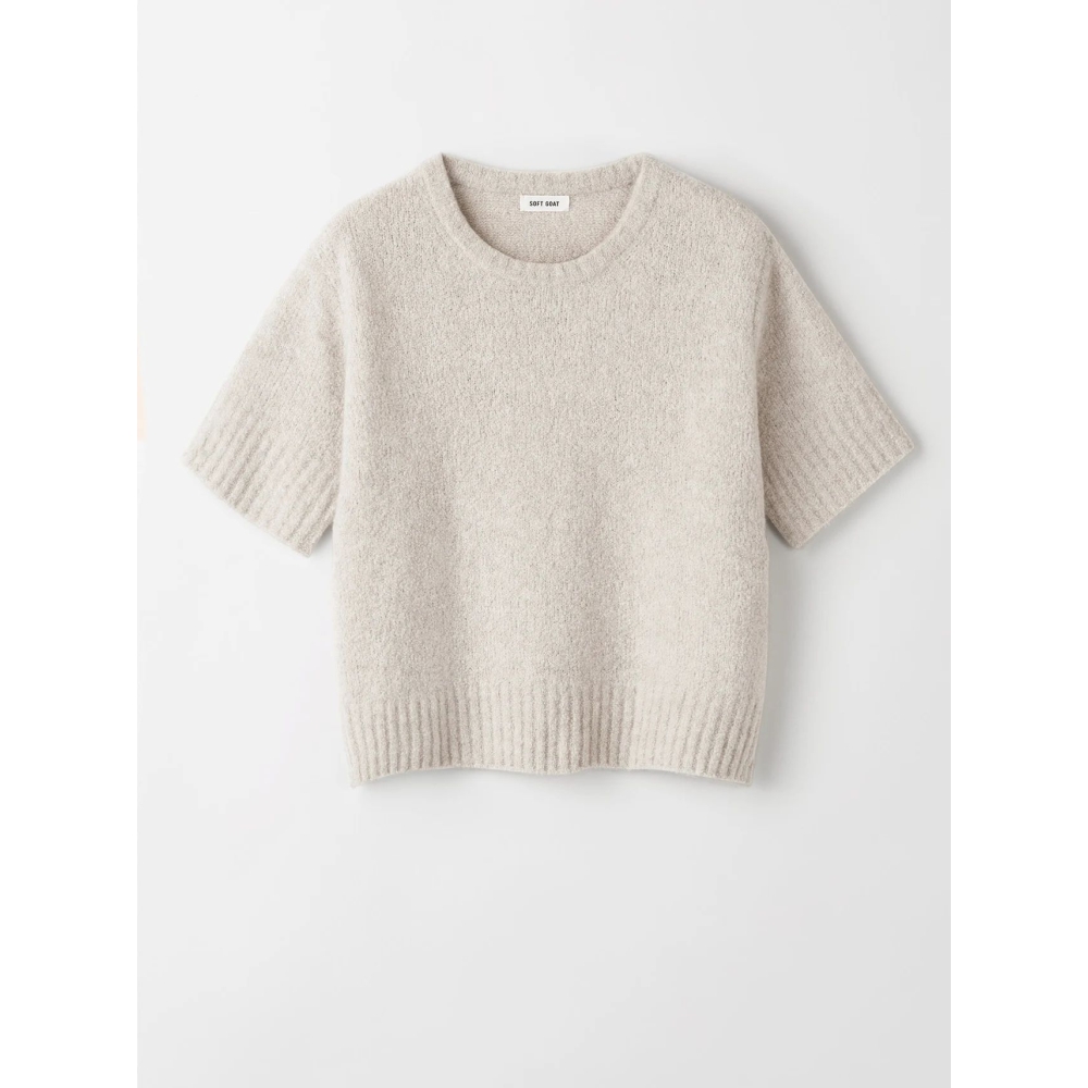 Soft Goat „Boucle“ smėlio spalvos megztinis . Megztiniai