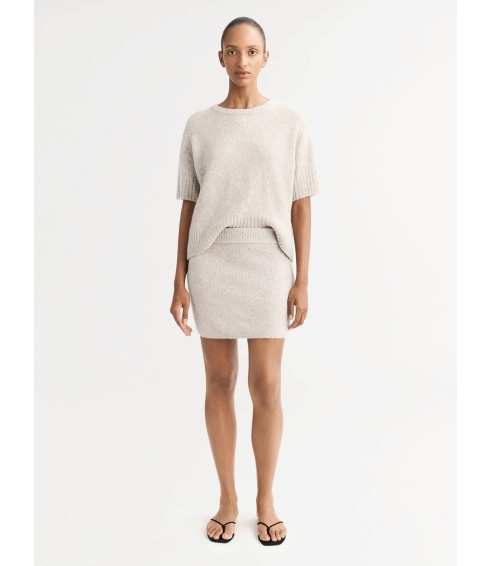 "Boucle" mini skirt - sand. Skirts