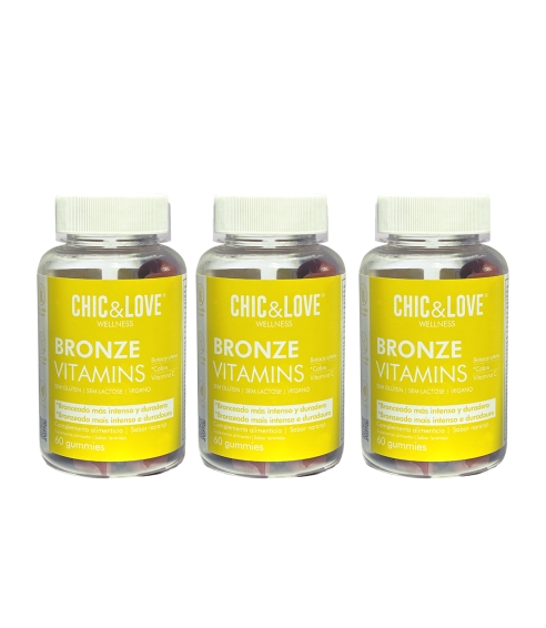 Bronze Vitamin Gummies 3 pack bundle. Antioxidants