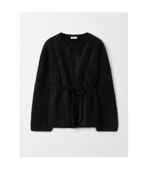 Brushed Cardigan - black. Sweaters