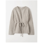 Brushed Cardigan - greige. Sweaters