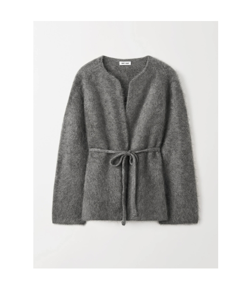 Brushed Cardigan - grey. Sweaters