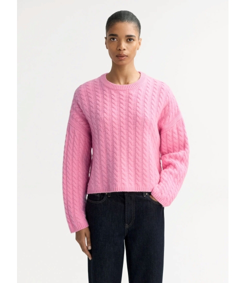 “Cable Knit Crewneck”. Sweaters