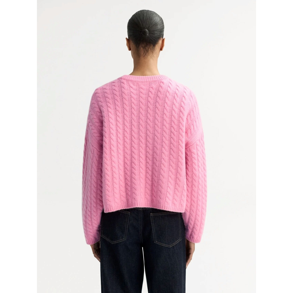 Soft Goat “Cable Knit Crewneck”. Sweaters