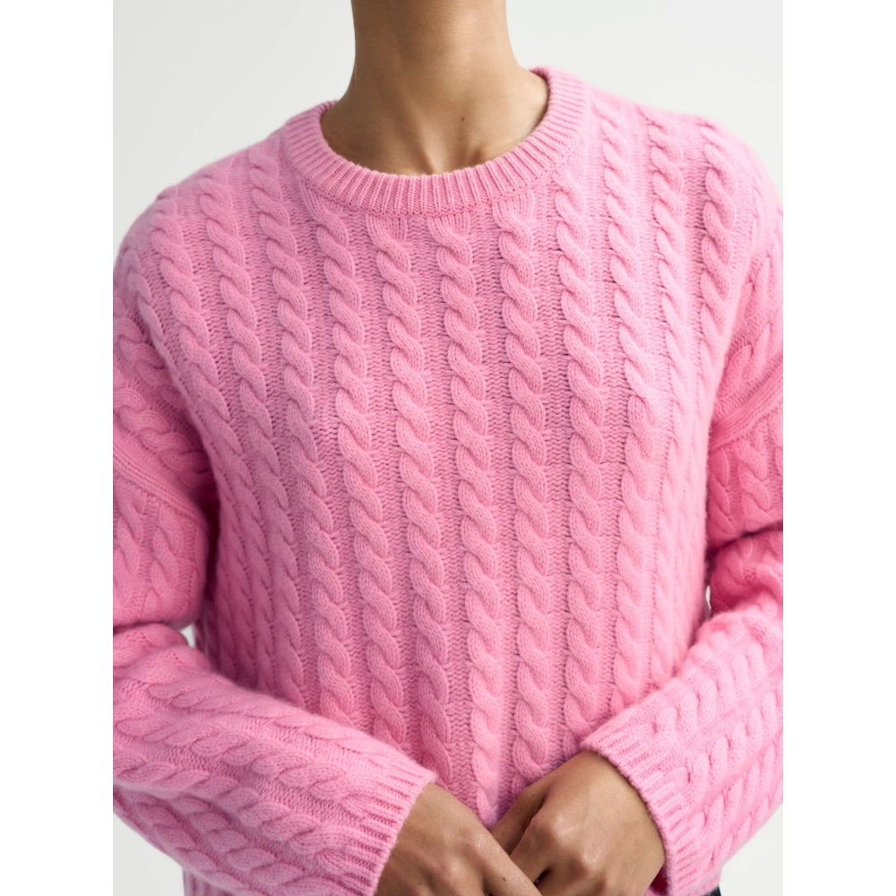 Soft Goat “Cable Knit Crewneck”. Sweaters
