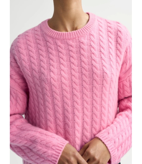 “Cable Knit Crewneck”. Sweaters