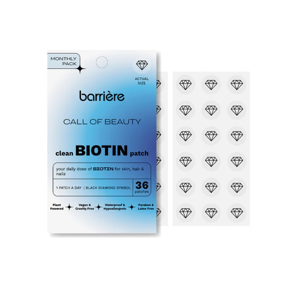 Barrière Call Of Beauty Biotin (B7): Black Diamond stickers. Transdermal patch
