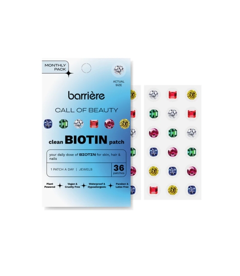 “Call Of Beauty Biotin (B7): Jewel Symbols” lipdukai su biotinu. Kūnui ir voniai