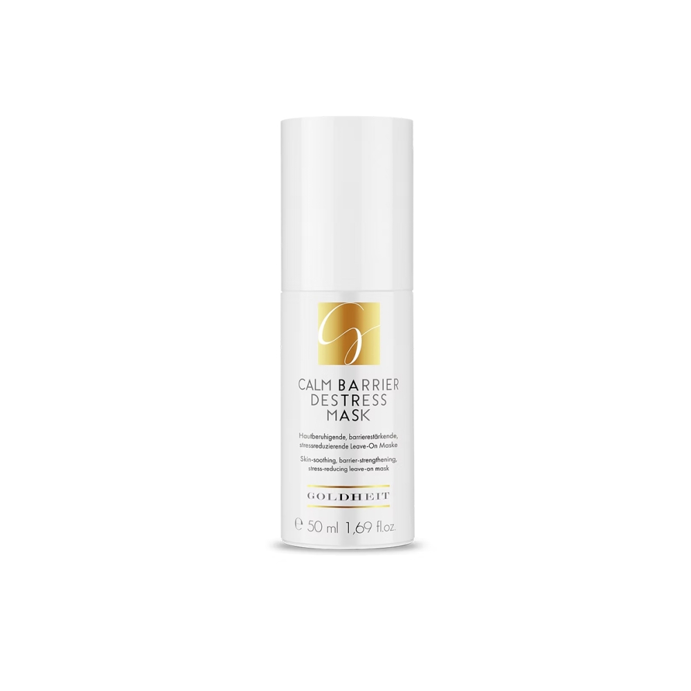 Goldheit "Calm Barrier Destress Mask“ raminanti, odos barjerą stiprinanti veido kaukė. Jauninančios veido kaukės